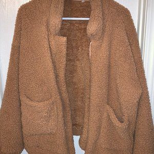 Fuzzy Fleece Sherpa Jacket Coat